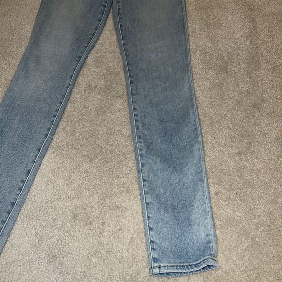 J Brand Maria High Rise Skinny Jeans Women’s Size 25 Light Wash Stretch - Picture 4 of 7